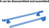 Quickun Aquarium Air Stone Bubble Wall Tube Oxygen Diffuser Bar Decor Accessory for Fish Tank 28 Inch Length,1PCS...
