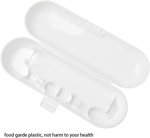 Plastic Electric Toothbrush Travel Case for Fairywill/TEETHEORY/Seago/Dnsly Series Sonic Electric Toothbrush, White...