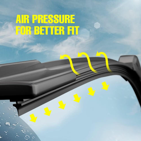 3 Wipers 26"/20"/16" Replacement For Dodge Grand Caravan 2019-2008 (Set of 3), 26 Inch+20 Inch Windshield Wiper Blades with 16 Inch Rear Wiper Bla...