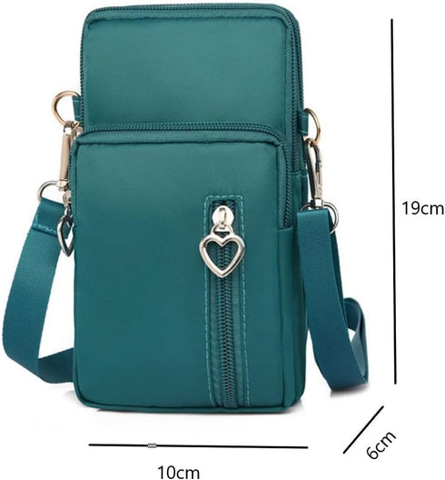 Mobile Phone Purses Bag,Waterproof Crossbody Phone Wallet Case, Cellphone Crossbody with Shoulder Strap,Outdoor Sweat-Proof Running Armbag,Crossbo...