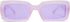Allarallvr Trendy Rectangle Sunglasses for Women Men Vintage 90's Square Shades Thick Frame Nude Sunnies Sunglasses AR82002...