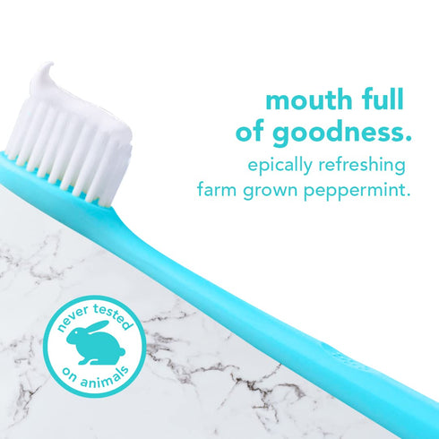 Hello Antiplaque and Whitening Fluoride Free Toothpaste and Naturally Healthy Antigingivitis Mouthwash, Alcohol Free, Vegan, SLS Free and Gluten F...