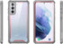 i-Blason Ares Series Case Designed for Galaxy S21 Plus 5G (2021 Release), Rugged Clear Bumper Case Without Built-in Screen Protector (Pink)...