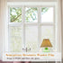 LEMON CLOUD Privacy Window Film Self-adhesive No-Glue Static Cling Stripe Pattern Frosted Window Film Decorative Privacy Glass Film for Office Hom...