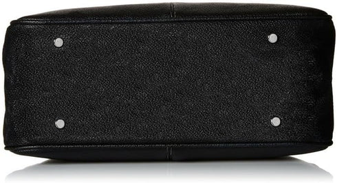 HOXIS Classical Office Lady Minimalist Pebbled Faux Leather Handbag Tote/Magnetic Snap Purse...
