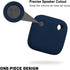 Geiomoo Silicone Case for Tile Mate 2022 Tracker, Soft Flexible Scratch Resistant Cover with Carabiner (Navy Blue)...