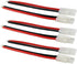 3Pairs Tamiya Battery Connectors Male & Female 14awg 10cm for RC Car Lipo Battery Charge...