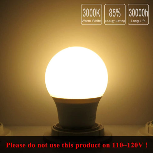 Honle E26 LED Light Bulbs 3W 12V Low Voltage Warm White 3000K E27 Edison Standard Screw Base 25W Equivalent Pack of 2...