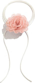 DOLLESS Flower Rose Choker Necklace Big Floral choker Necklace for Women Bohemian Summer Beach Necklace Jewelry for Women (Pink)...