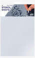 Mylar Sheets - 10 Pcs Plastic Stencil Sheets - 0.3mm Clear A5 Sheets - DIY Stencil Art Sheet for Cutting DIY Stencils...
