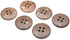 CRAFTMEMORE 4 Holes Coconut Shell Button for Linen Shirt Buttons, Arts, Crafts, Garment Sewing B89 (20mm, 12pcs)...