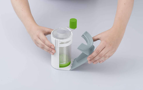 Midi Spiralizer from Betty Bossi – a spiralizer which allows you to conveniently chop all kinds of vegetables and is even suitable for use as a po...