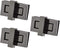 uxcell 3 Sets Rectangular Purses Twist Lock 44mm X 22mm Clutches Closures for DIY Bag Making - Black...