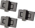 uxcell 3 Sets Rectangular Purses Twist Lock 44mm X 22mm Clutches Closures for DIY Bag Making - Black...