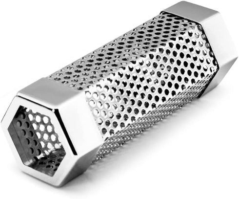 BEWAVE Pellet Smoker Tube for All Grill Electric Gas Charcoal or Smokers Hot/Cold Smoking, 6 Inch...