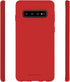 GOOSPERY Soft Feeling Jelly for Samsung Galaxy S10 Case (2019) Silky Slim Bumper Cover (Red)...