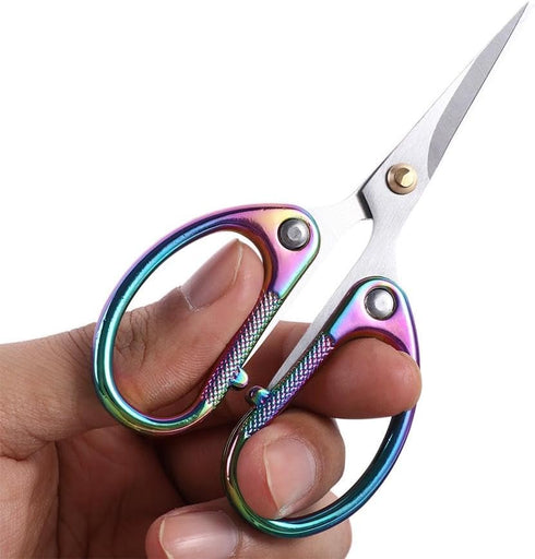 Stainless Steel Scissors Sewing Scissors Textile Fabric Cutter Paper Embroidery Handicraft Dressmaking Tools Needlework Tool(XS)...