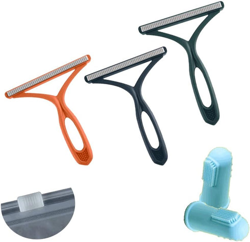 Pet Hair Remover Brush Set 3 Pack - Perfect for Removing Hair and Lint - Extra Gift for Your Pet Grooming!...