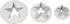 PME Star Cutter Set of 3, Standard, White...