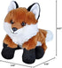 Wild Republic Red Fox Plush, Stuffed Animal, Plush Toy, Gifts for Kids, Hug’Ems 7...