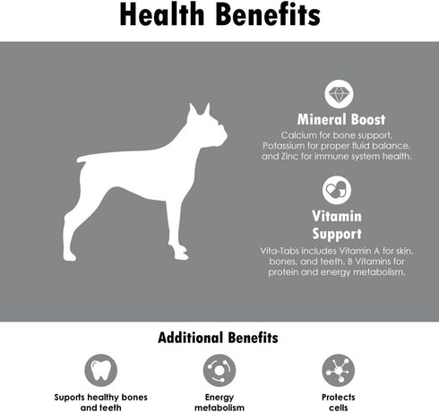 Vita-Tabs Silver - Vitamins, Minerals, Nutrients - Support for Senior Dog - Supplement for Healthy Bone, Joint, Energy, Immune System - 100 Chewab...