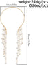 Metal Pearl Open Choker Necklace Adjustable Gold Pearl Choker Necklaces for Women Round Open Cuff Necklace Elegant Cuff Collar Necklace Statement ...