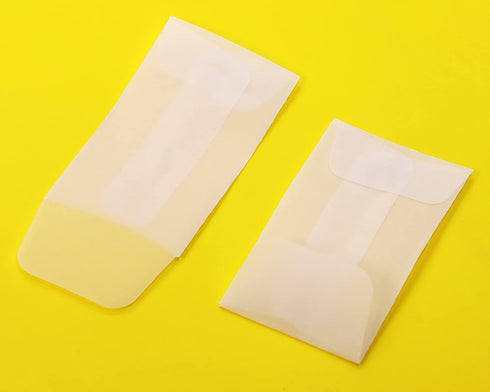 60pcs White Translucent Paper Envelope Bag Mini Butter Paper Pouches Clear Glassine Gift Small Bag for Jewelry Ring Tag Photo Necklace Stud Earrin...
