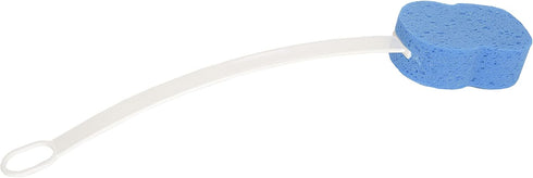 Essential Medical Supply Everyday Essentials Hourglass Bath and Shower Sponge with Extra Long Curved Handles...