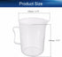 Bettomshin 1Pcs 1000ml Metric Plastic Graduated Beaker, Lab Beakers Multipurpose Mixing Cups Measuring Cup Transparent for Lab Kitchen Liquids...