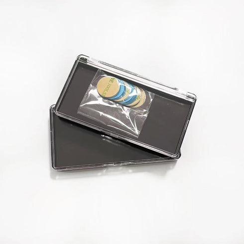 2pcs Rectangular Mini Magnet Make-up Dispensing Plate Eyeshadow Blush Powder Storage Empty Palette with 10pcs metal Stickers...