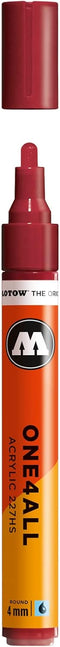 MOLOTOW ONE4ALL Acrylic Paint Marker, 4mm, Burgundy, 1 Each (227.204)...