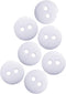 NDC Arctic White Sewing Craft Buttons 100 Pack...