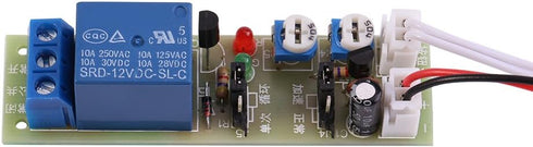 Adjustable Times Switch Module DC 5V/12V/24V Delay On/Off Timer Delay Switch Module 6 Types Optional Time Delay(DC 12V 0-15mins)......