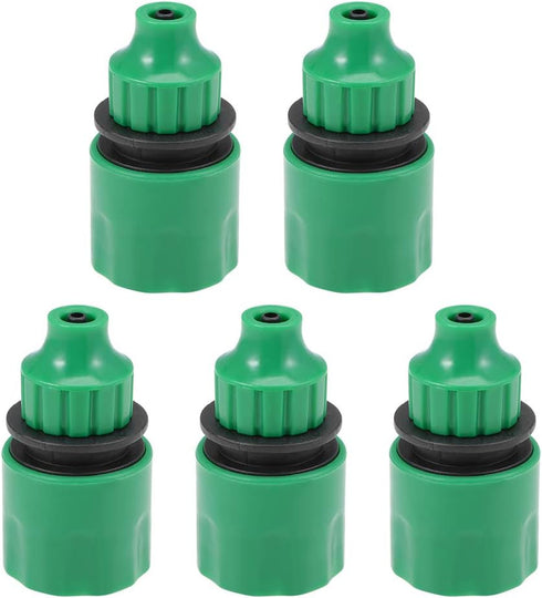 uxcell Quick Connector Hose Pipe Adapter Fitting 4mm Inner Diameter Hose Tubing for Garden Irrigation System 5pcs...