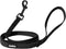 Small Dog Dog Leash with Electroplated Black Hardware,Lightweight Dog Leash Easy to Clean, 4FT Black Waterproof Dog Leash Coated with Durable and ...