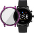 Screen Protector Case Compatible for Fossil Gen 5 Carlyle Soft TPU Full Cover Scratched Resistant for Fossil Gen 5 Carlyle Smartwatch (Purple)...