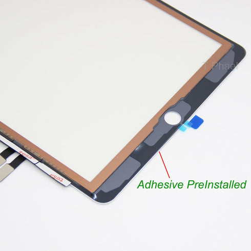 White Touch Screen Digitizer Repair Kit for iPad 9.7" 2018 iPad 6 6th Gen A1893 A1954 Front Glass Replacement (Without Home Button,not Include LCD...