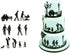 Family Fondant Cutters, Airlxf 11 PCS Wedding Cookie Cutter Set for Anniversary/Bridal/Engagement Cake Decorating Sugarcraft Cutting Tool (Family ...