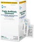Globe (144 Pack) Triple Antibiotic Ointment 0.9g Single Packet, First Aid Kit for Minor Scratches, Wounds, Cuts and Burns, Prevents Infection Acti...