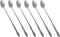 HornTide 6-Piece Mixing Spoon Set 8-Inch 20cm Long Handle Spoons for Ice Cream Cold Drink Fruit Juice Cocktail Stirring and More - Stainless Steel...