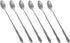 HornTide 6-Piece Mixing Spoon Set 8-Inch 20cm Long Handle Spoons for Ice Cream Cold Drink Fruit Juice Cocktail Stirring and More - Stainless Steel...