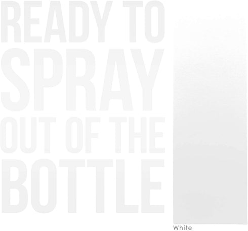 U.S. Art Supply Ready to Spray Special Effects White Transparent Acrylic Airbrush Paint - 8oz Bottle, Professional Grade Non-Toxic Water-Based Col...