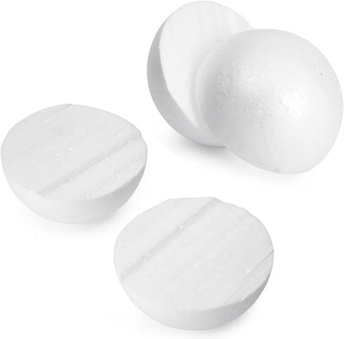 Juvale 3-Inch Foam Balls for Crafts - 24-Pack White Spheres - Smooth Polystyrene Balls for Decor & DIY - Versatile Craft Supplies for Painting...