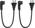 Pair of 1.15Ft Short Power Cord for Sonos One/One SL/Play 1 Speaker Power Cable with 90 Degree Angle - 2 Prong Power Cable Replacement Cord for So...