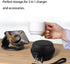 Leayjeen Travel Case Compatible with Hicober 3 in 1 Charging Station/UCOMX Nano Magnetic 2 in 1 Wireless Charger,Foldable Magnetic Charging Statio...