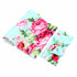 Galabloomer Receiving Blanket Headband Set Flower Print Baby Swaddle Blankets...