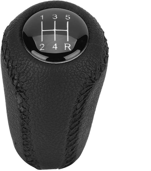 Estink Gear Shift Knob, Car Gear Shifter Head Leather Anti-Slip Lever Shift for 3 BK BL 5 CR CW 6 II GH CX-7 ER NC III MX-5 2005-2011(5 Speed)...