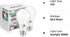 Dusk to Dawn Light Bulbs Outdoor, 60W Equivalent, Daylight, LED 9.5W, A19, 2-Pack, HQ-H011...