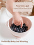 Silicone Baby Bowls with Lids | Toddler Food Storage Bowls Set (Beige)...