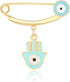MANVEN Hamsa Evil Eye Stroller Pin Lucky Protection Clothes Brooch Diaper Bag Pin Birthday Gift...